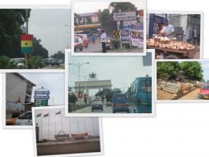 Collage of Ghana Streets